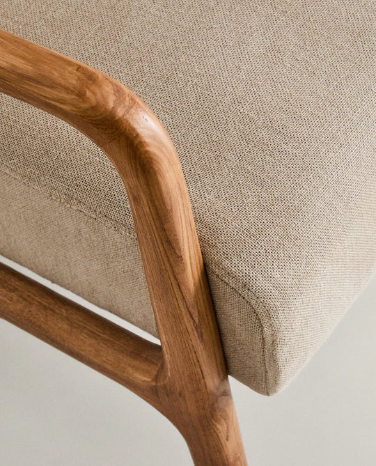 Essential - Poltrona de Madera y Lino